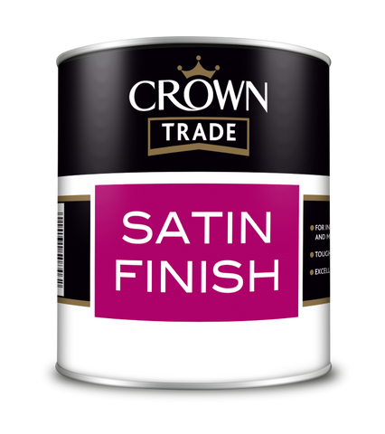 Crown Trade Satin Finish Brilliant White