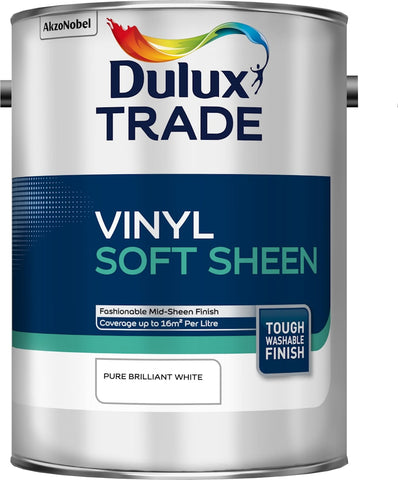 Dulux Trade Vinyl Soft Sheen Pure Brilliant White