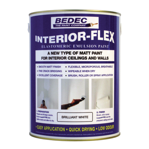 Bedec Interior-Flex Elastomeric Emulsion - Colour Supplies (Chesham) Ltd