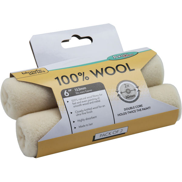 Axus 100% Wool 6" Double Core Roller