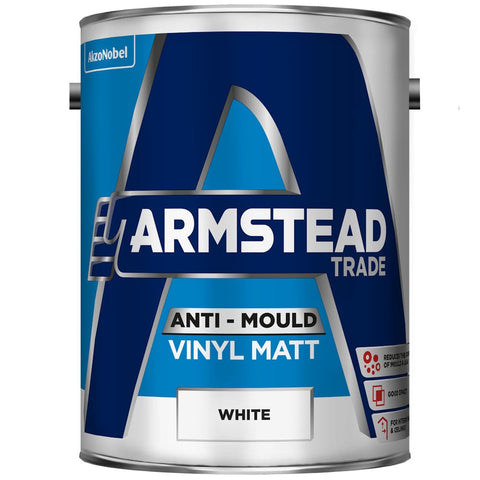 Armstead Trade Anti-Mould Vinyl Matt White