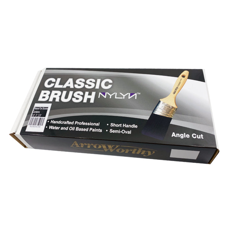 Arroworthy Classic Semi-Oval Angled Beavertail brush