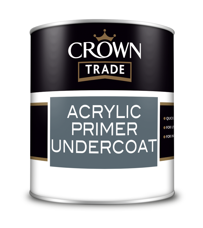 Crown Trade White Acrylic Primer Undercoat
