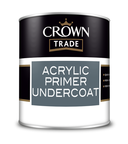 Crown Trade White Acrylic Primer Undercoat