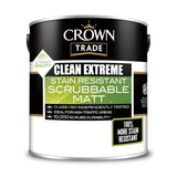 Crown Trade Clean Extreme Matt Colours