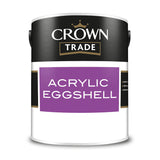Crown Trade Acrylic Eggshell White