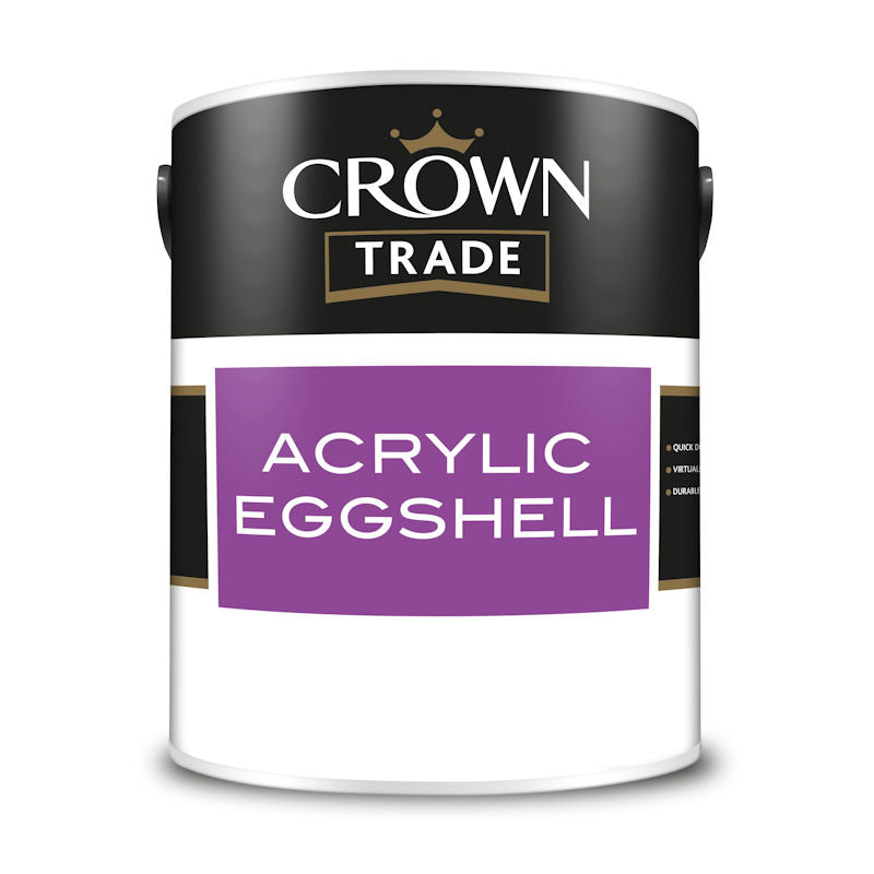 Crown Trade Acrylic Eggshell Magnolia