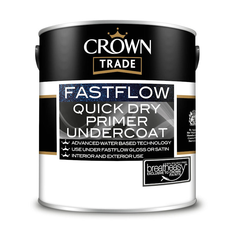 Crown Trade Fastflow Quick Dry Undercoat White