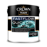 Crown Trade Fastflow Quick Dry Satin White