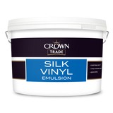 Crown Trade Silk Vinyl White