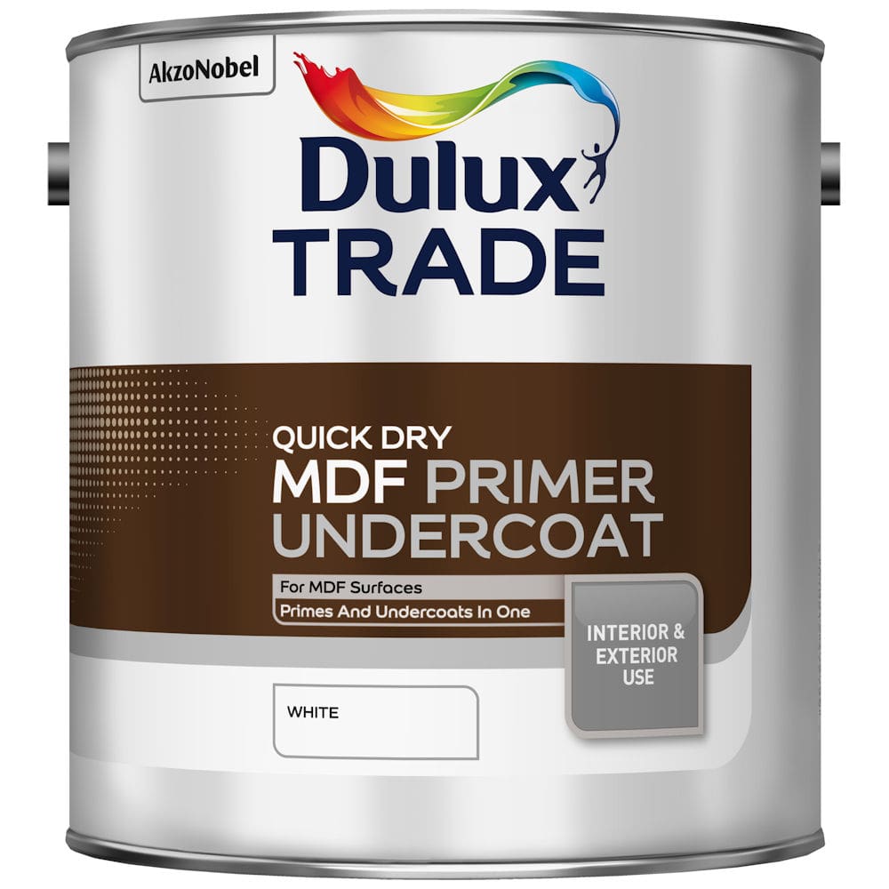 Dulux Trade Quick Dry MDF Primer Undercoat 2½ Litres