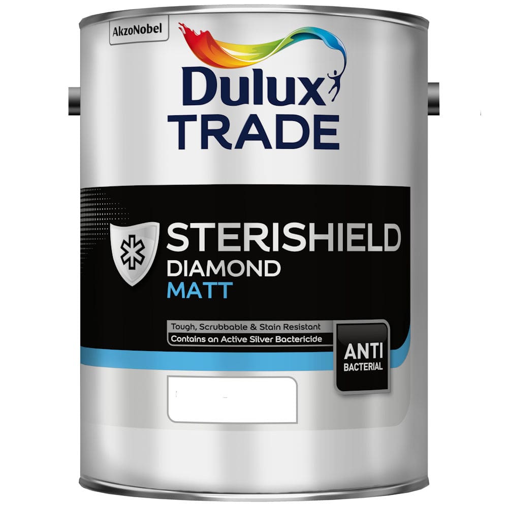 Dulux Trade Sterishield Diamond Matt Colours 5 Litres