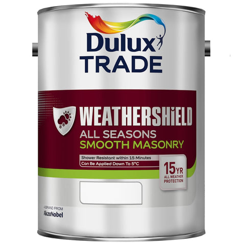 Dulux Trade Weathershield All Seasons Smooth Masonry Colours