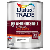 Dulux Trade Weathershield Exterior High Gloss Pure Brilliant White