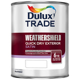Dulux Trade Weathershield Quick Dry Exterior Satin Colours