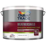 Dulux Trade Weathershield Smooth Masonry Paint Pure Brilliant White