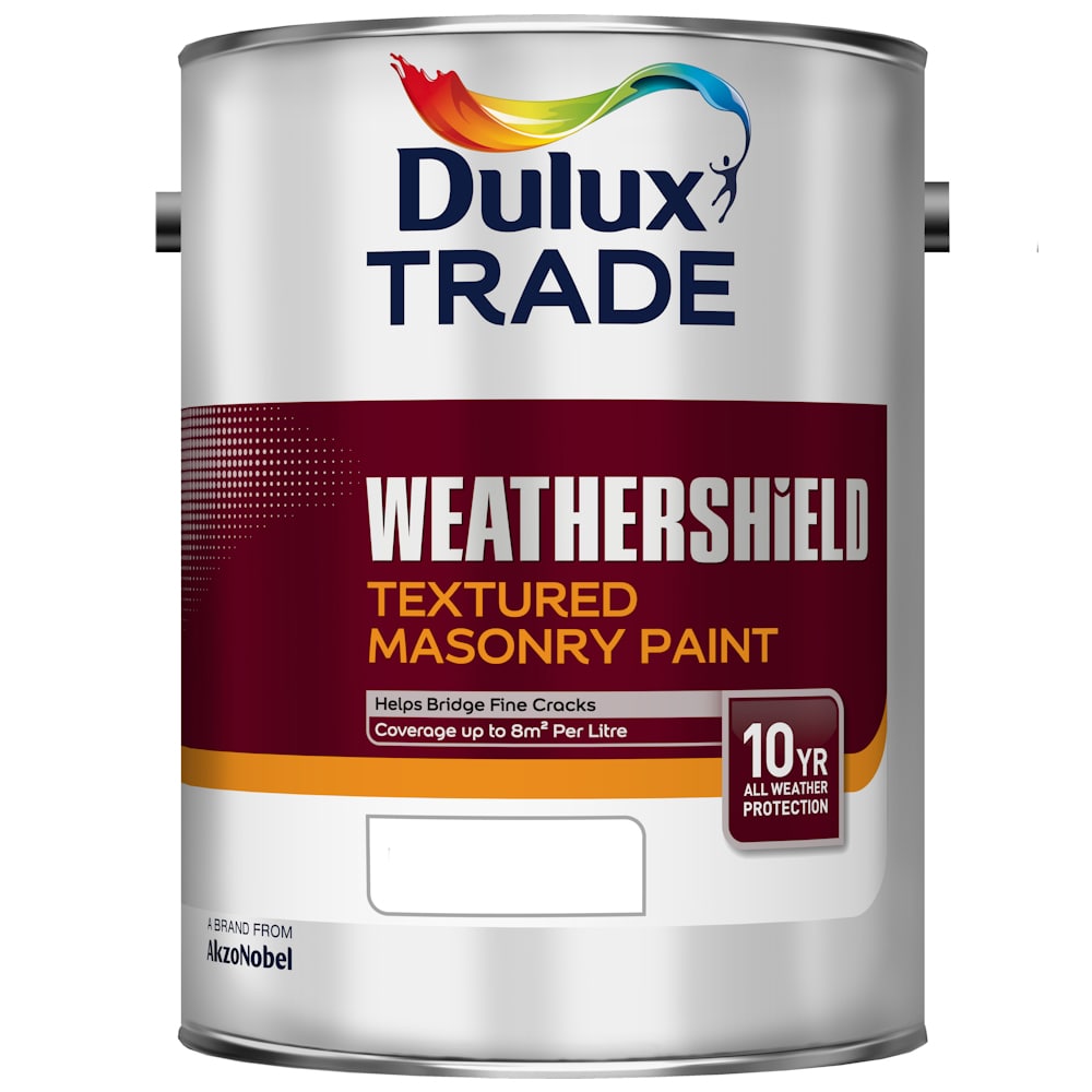 Dulux Trade Weathershield Textured Masonry Paint Colours 5 Litres