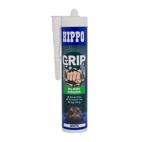 Hippo GRIPit No Nails Adhesive White