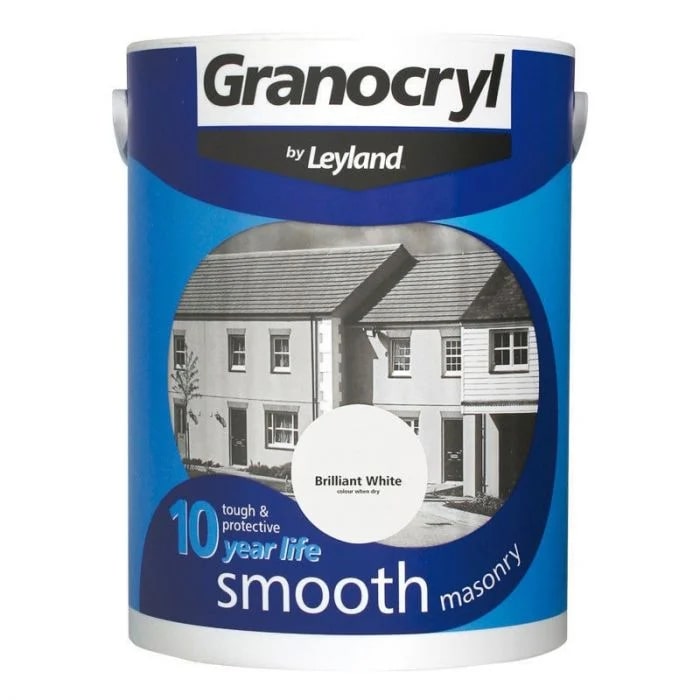 Leyland Granocryl Smooth Brilliant White Masonry Paint