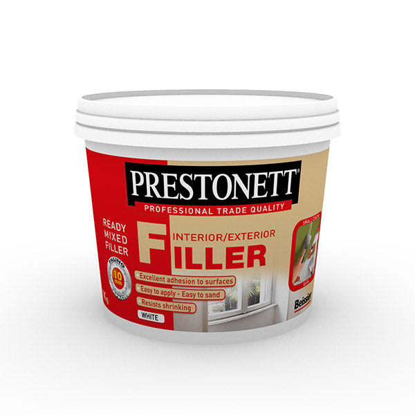Prestonett Ready Mixed Interior/Exterior Filler 1Kg