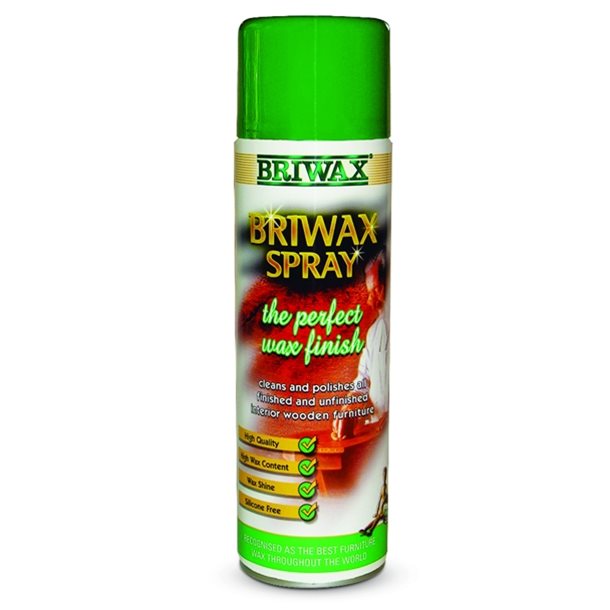 Briwax Briwax Spray Clear Satin Finish 400ml