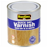 Rustins Quick Dry Clear Varnish Tin