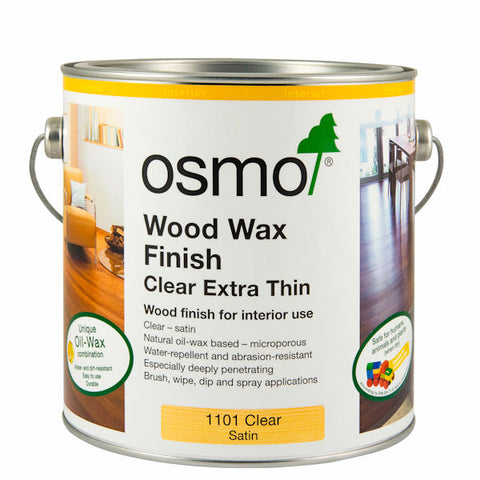 Osmo Wood Wax Finish Clear Extra Thin