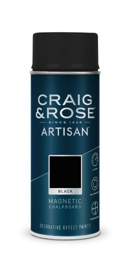 Craig & Rose Artisan Black Magnetic Chalkboard Effect Spray
