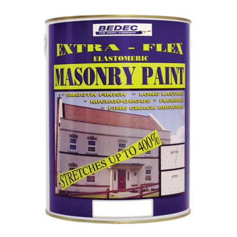 Bedec Extra-Flex Elastomeric MASONRY Paint - Colour Supplies (Chesham) Ltd